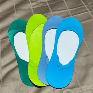 Colorful No-Show Socks Set